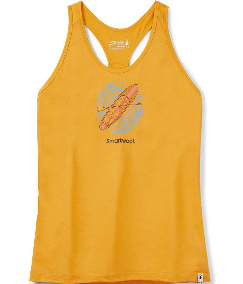 Merino Sport 150 Paddleboard Adventure Graphic Tank - Womens - Image 3