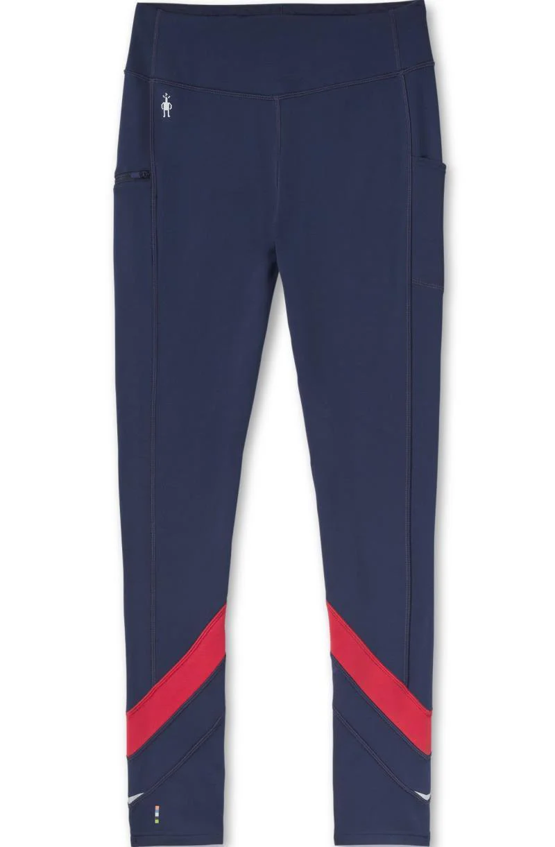 Merino Sport Fleece Colorblock Leggings - Womens - Image 4