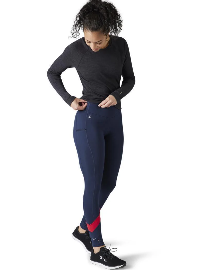 Merino Sport Fleece Colorblock Leggings - Womens - Image 5