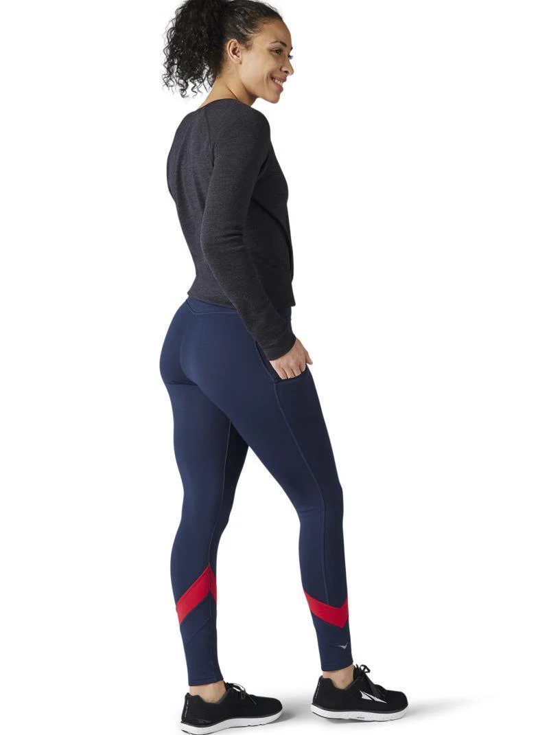 Merino Sport Fleece Colorblock Leggings - Womens - Image 6