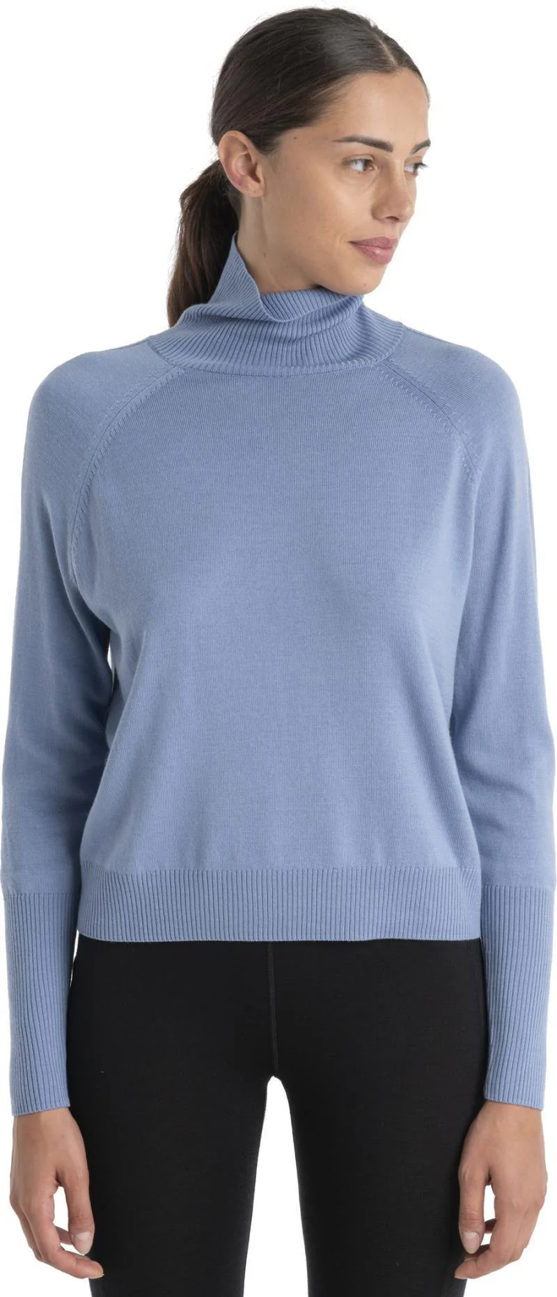 MerinoFine Luxe LS High Neck Sweater - Womens - Image 7