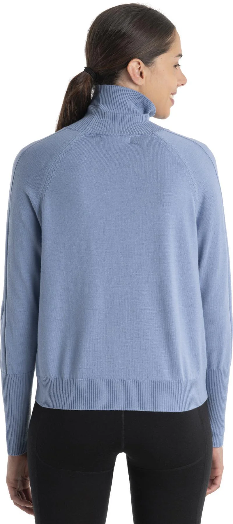 MerinoFine Luxe LS High Neck Sweater - Womens - Image 8