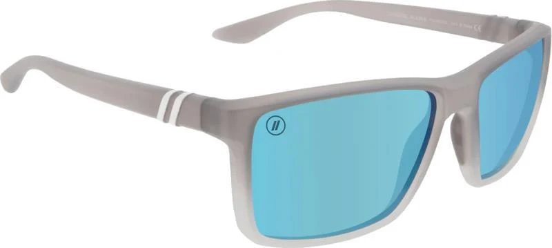 Mesa - Crossing Alaska, Matte Crystal Grey Frame, Blue Polarized Mirror Lens
