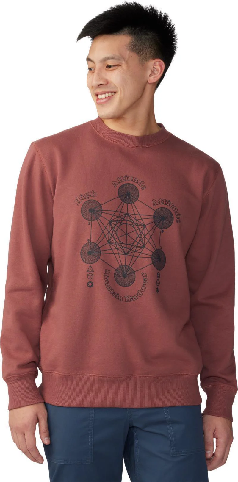 Metatrons Cube Pullover Crew - Mens - Image 17