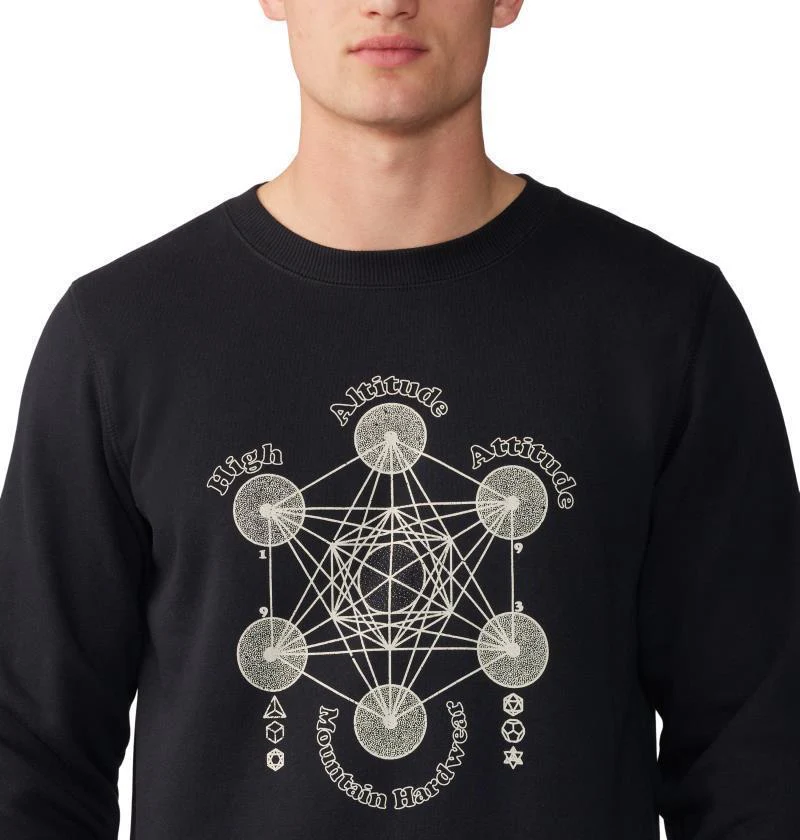 Metatrons Cube Pullover Crew - Mens - Image 5