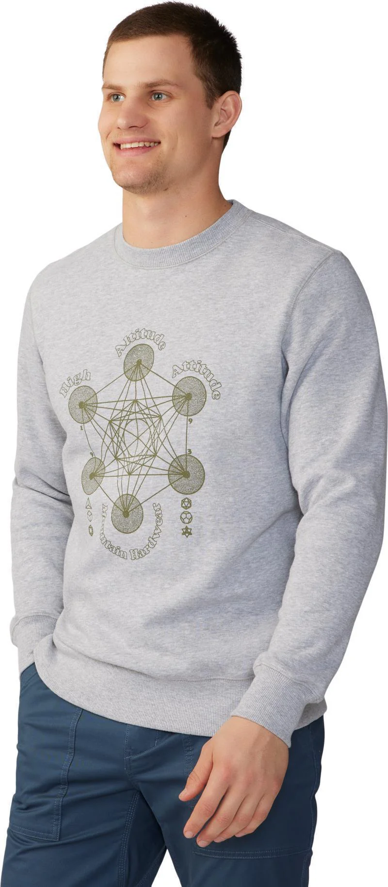 Metatrons Cube Pullover Crew - Mens - Image 7