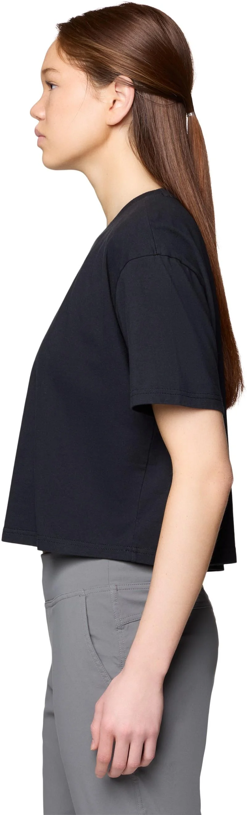 MHW Center Logo Boxy Crop SS - Womens - Image 2