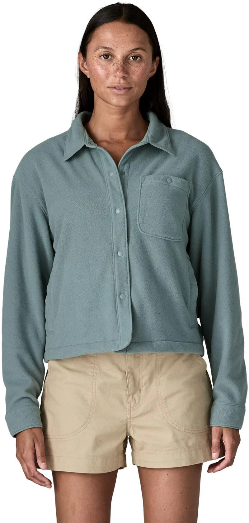 Micro D Fleece Shirt Jacket - Womens - Image 4