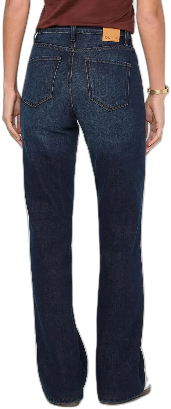 Midweight Performance Denim High-Rise Wide Leg Jeans, 30" Inseam - Womens - Image 2