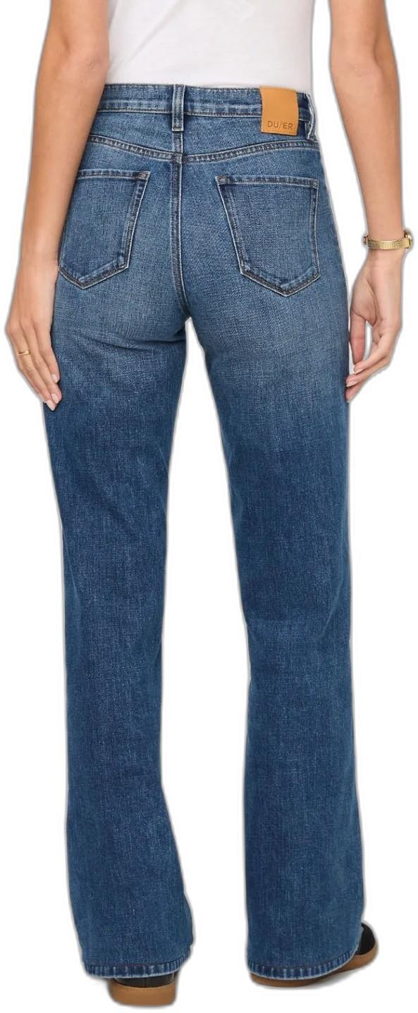 Midweight Performance Denim High-Rise Wide Leg Jeans, 30" Inseam - Womens - Image 4