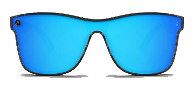 Millenia X2 - Dark Smoke, Gloss Transparent Gray Frame, Polarized Blue Mirror Lens - Image 2