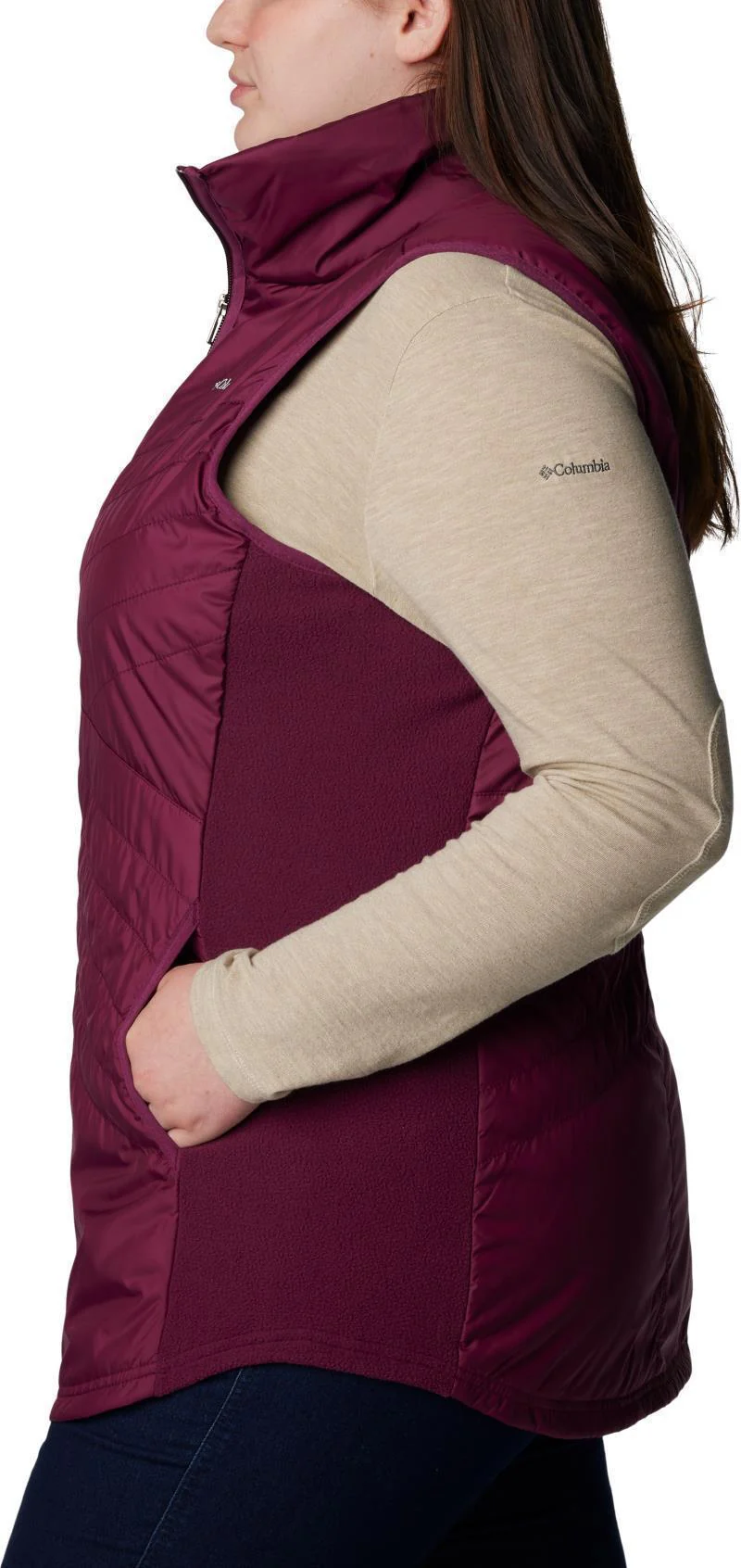 Mix It Around Long Vest - Plus - Womens - Image 21