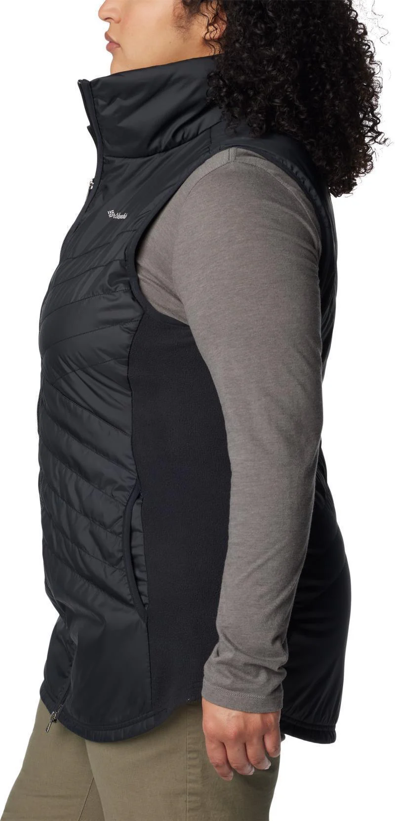 Mix It Around Long Vest - Plus - Womens - Image 3