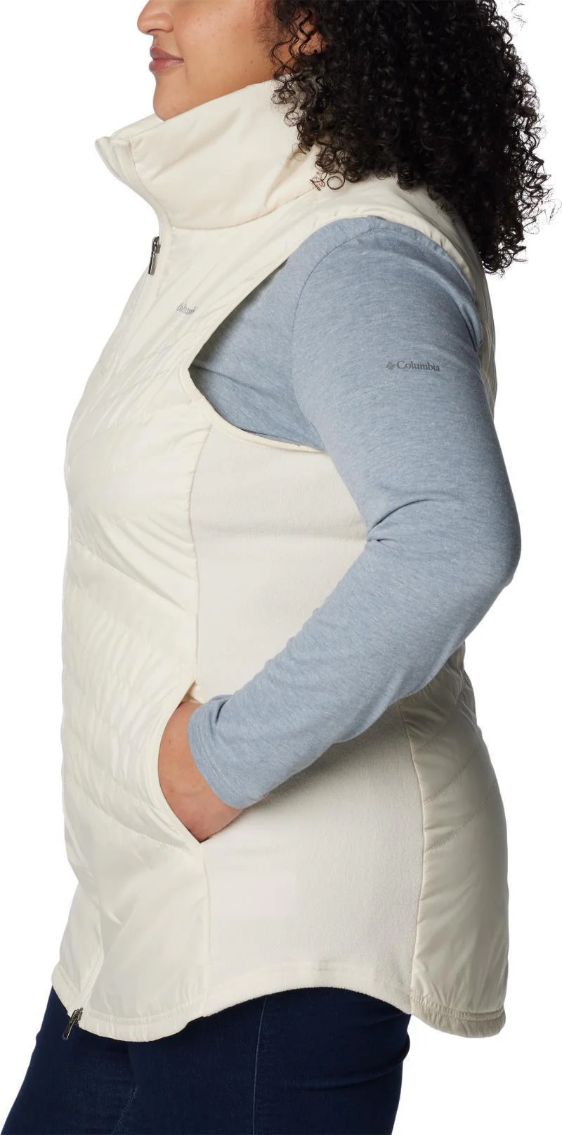 Mix It Around Long Vest - Plus - Womens - Image 9