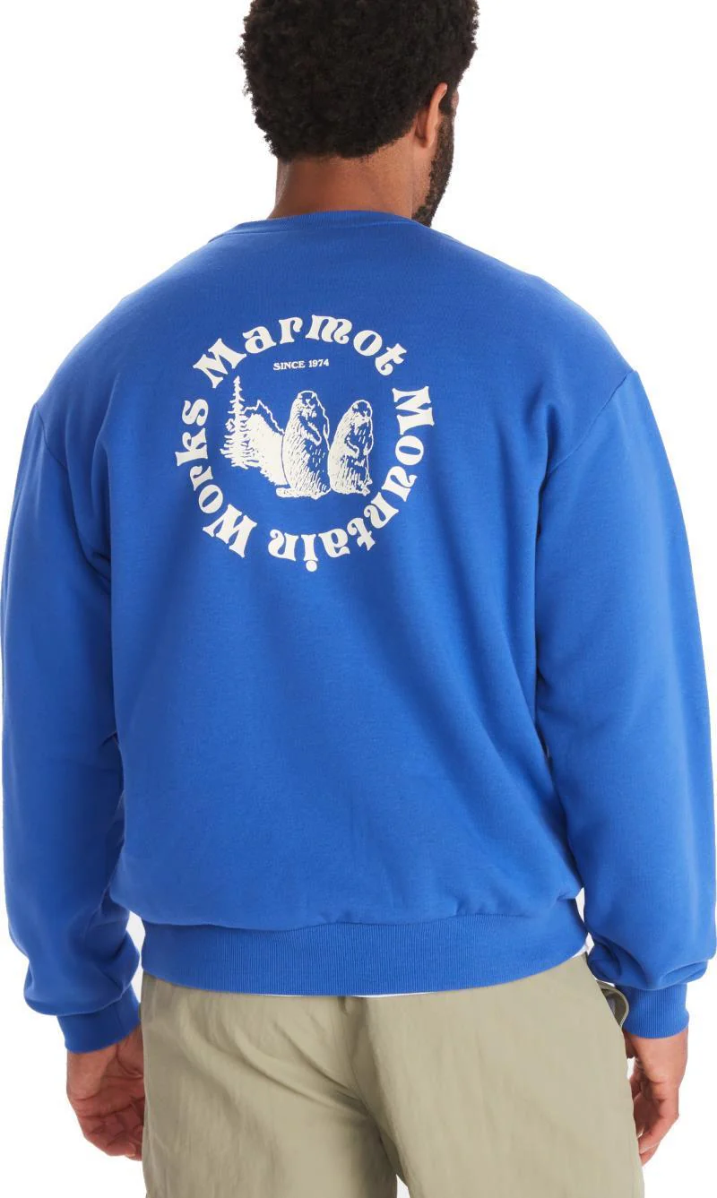 MMW Circle Heavyweight Crew Sweatshirt - Mens - Image 3