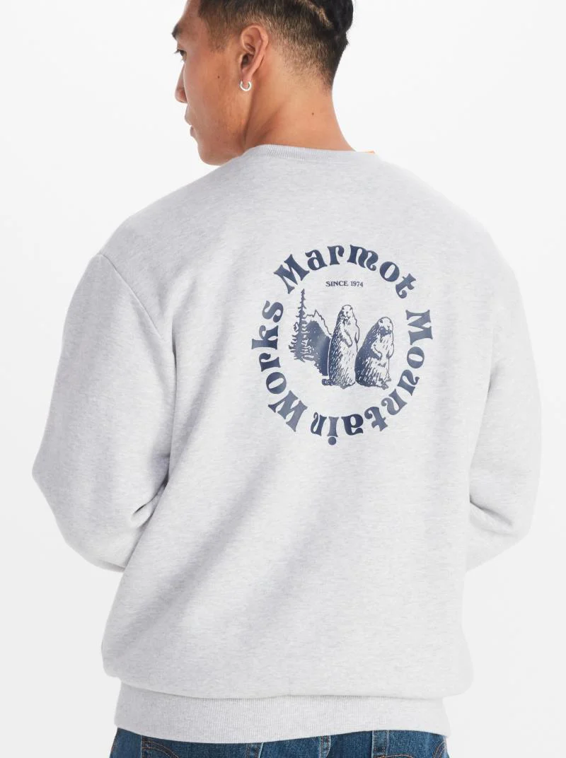 MMW Circle Heavyweight Crew Sweatshirt - Mens - Image 6