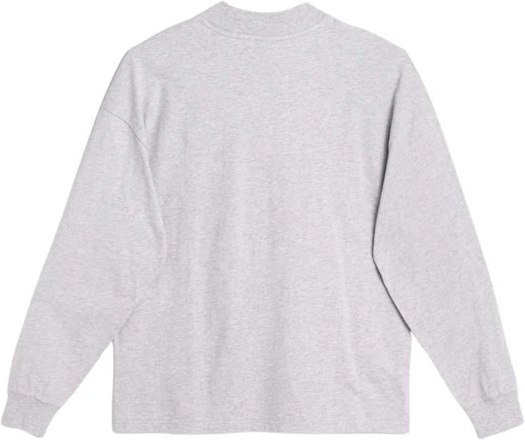 Mock Neck Oversized LS Tee - Womens - Image 5