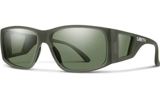 Monroe Peak, Matte Moss Crystal Frame, ChromaPop Polarized Gray Green Lens