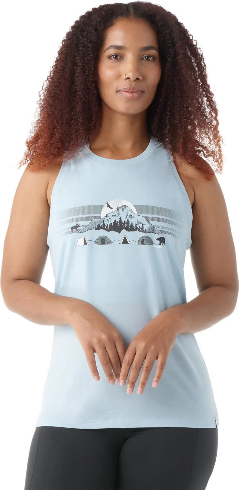 Mountain Moon Graphic Tank - Womens