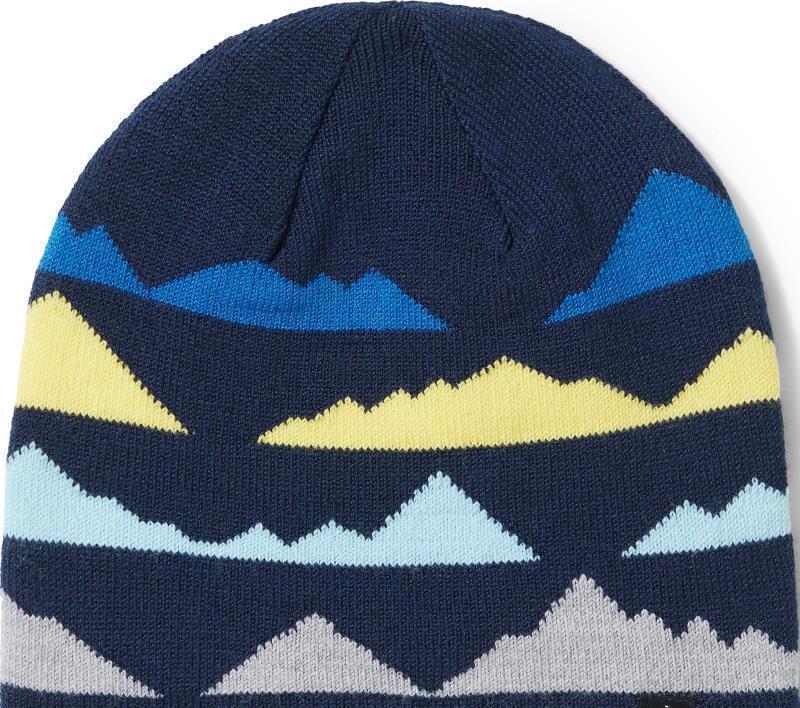 Mountain Pattern Reversible Beanie - Kids - Image 2