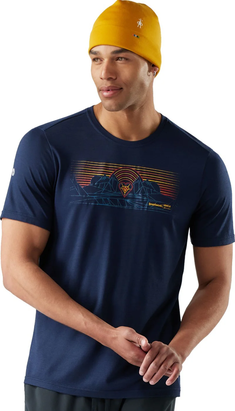 Mountain Sunrise Active SS Graphic Tee - Mens - Image 2