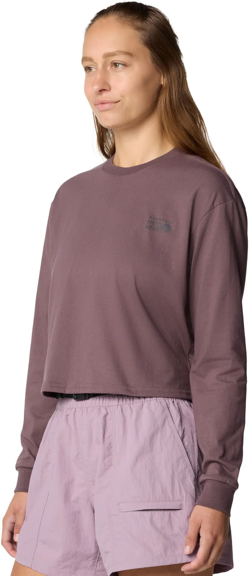Mountain Sunset Boxy Crop LS - Womens - Image 7