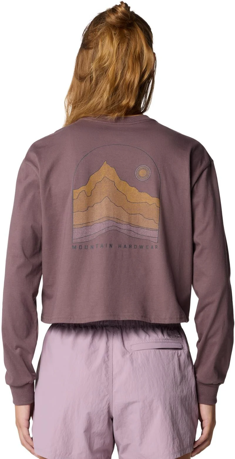 Mountain Sunset Boxy Crop LS - Womens - Image 8
