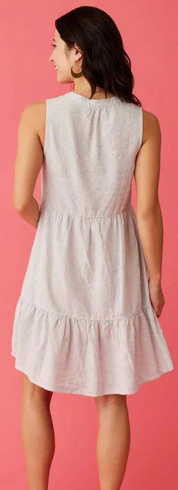 Nellie Linen Dress - Image 2