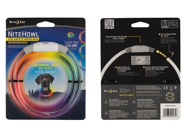 NiteHowl Rechargeable LED Safety Necklace - Disco Select - Image 4