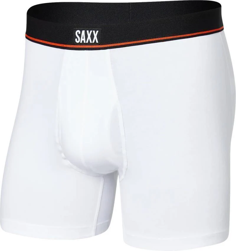 Non-Stop Stretch Cotton Boxer Briefs w/ Fly, 5" Inseam - Mens - Image 13