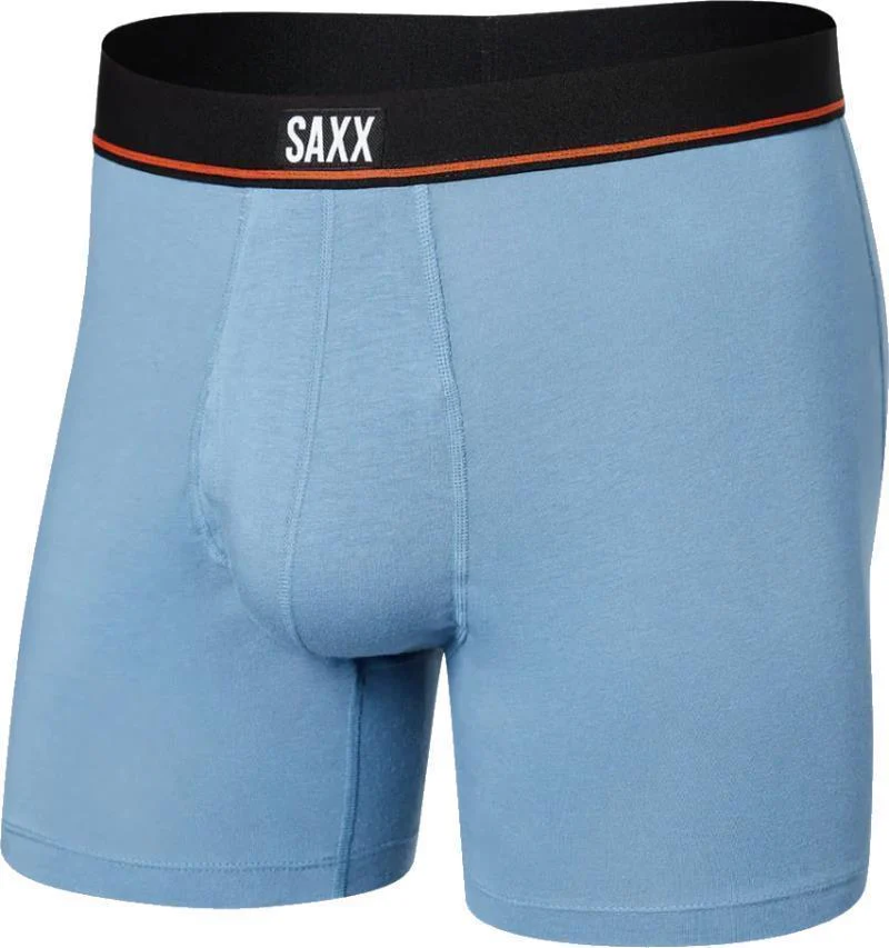 Non-Stop Stretch Cotton Boxer Briefs w/ Fly, 5" Inseam - Mens - Image 14