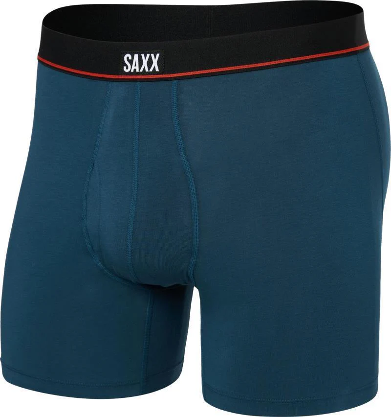 Non-Stop Stretch Cotton Boxer Briefs w/ Fly, 5" Inseam - Mens - Image 15
