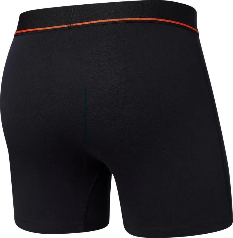 Non-Stop Stretch Cotton Boxer Briefs w/ Fly, 5" Inseam - Mens - Image 2
