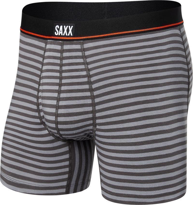 Non-Stop Stretch Cotton Boxer Briefs w/ Fly, 5" Inseam - Mens - Image 7