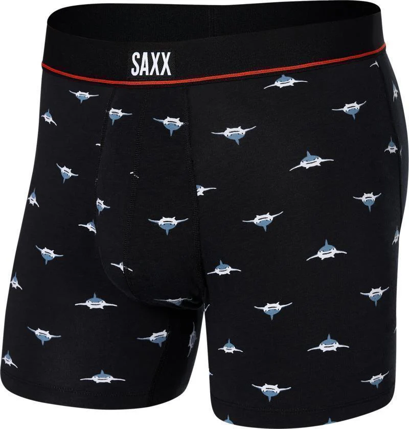 Non-Stop Stretch Cotton Boxer Briefs w/ Fly, 5" Inseam - Mens - Image 9