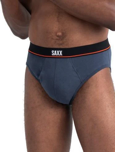 Non-Stop Stretch Cotton Briefs w/ Fly - Mens - 3 Pack - Image 2