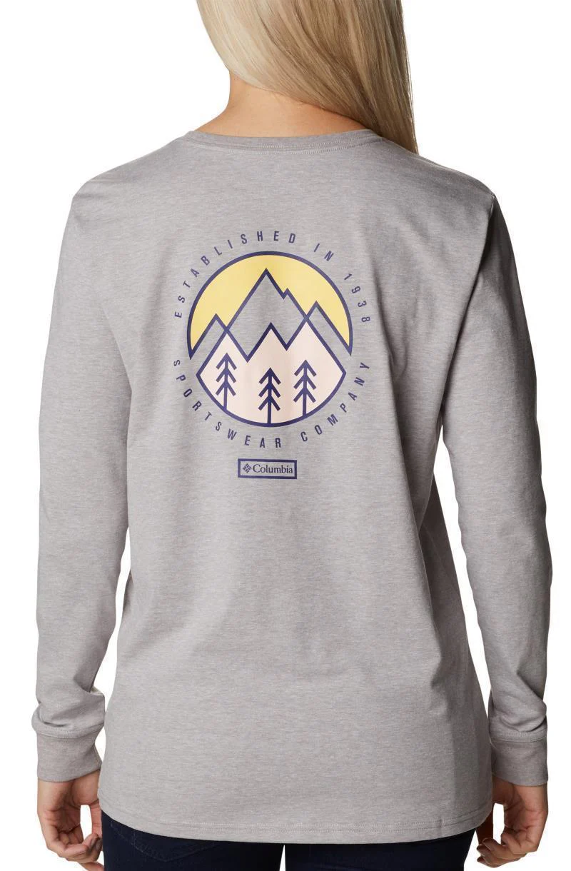 North Cascades Back Graphic LS Tee - Womens - Image 10