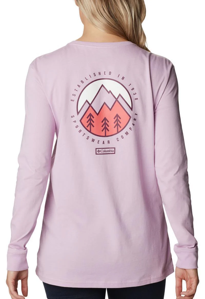 North Cascades Back Graphic LS Tee - Womens - Image 17