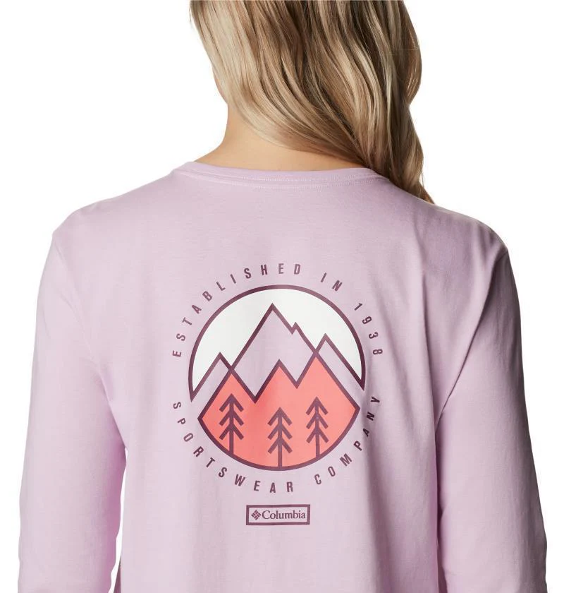 North Cascades Back Graphic LS Tee - Womens - Image 20