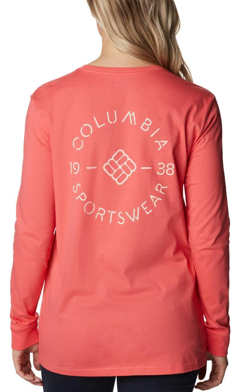 North Cascades Back Graphic LS Tee - Womens - Image 25