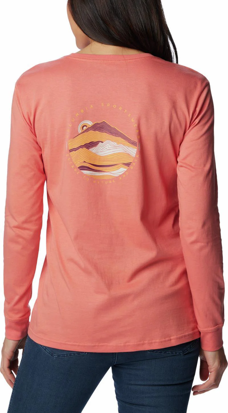 North Cascades Back Graphic LS Tee - Womens - Image 27