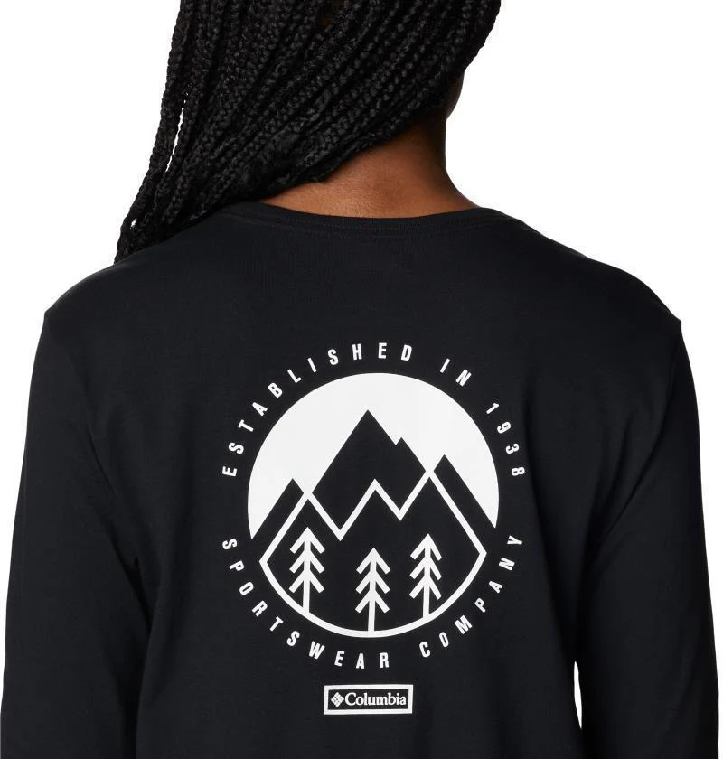 North Cascades Back Graphic LS Tee - Womens - Image 4