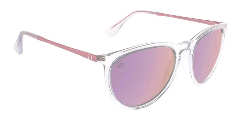 North Park - Aspen Rose, Crystal Clear Frame, Polarized Rose Gold Lens - Image 2
