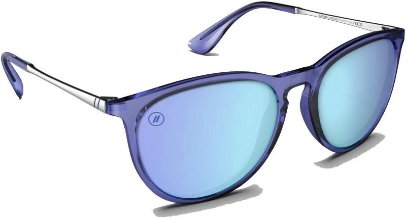 North Park - Crystal Indigo, Crystal Indigo Frame, Polarized Blue Mirror Lens