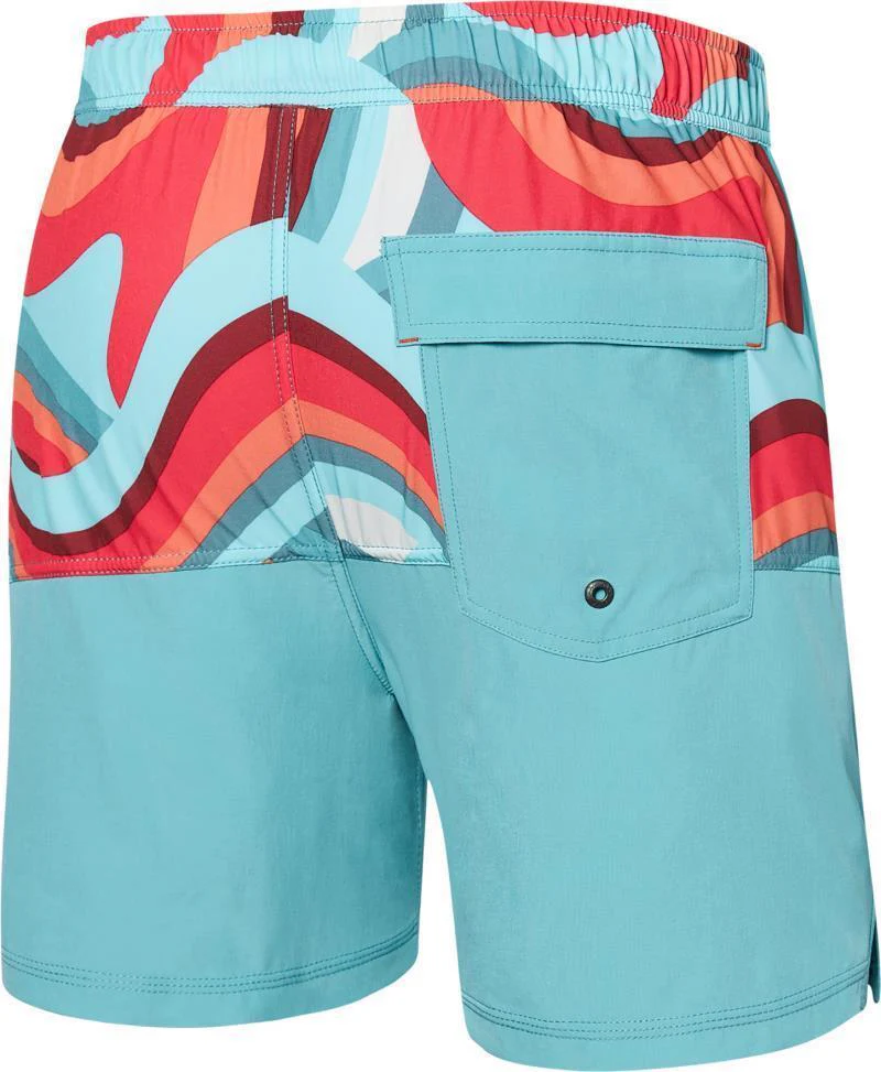 Oh Buoy Colorblocked 2n1 Volley, 5" Inseam - Mens - Image 2