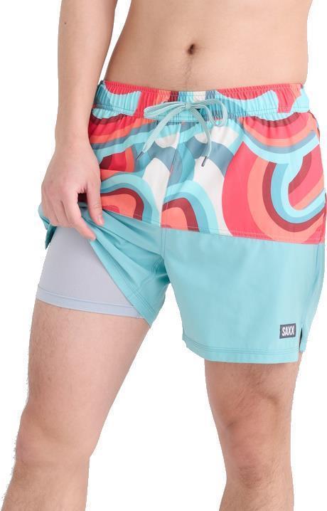 Oh Buoy Colorblocked 2n1 Volley, 5" Inseam - Mens - Image 3
