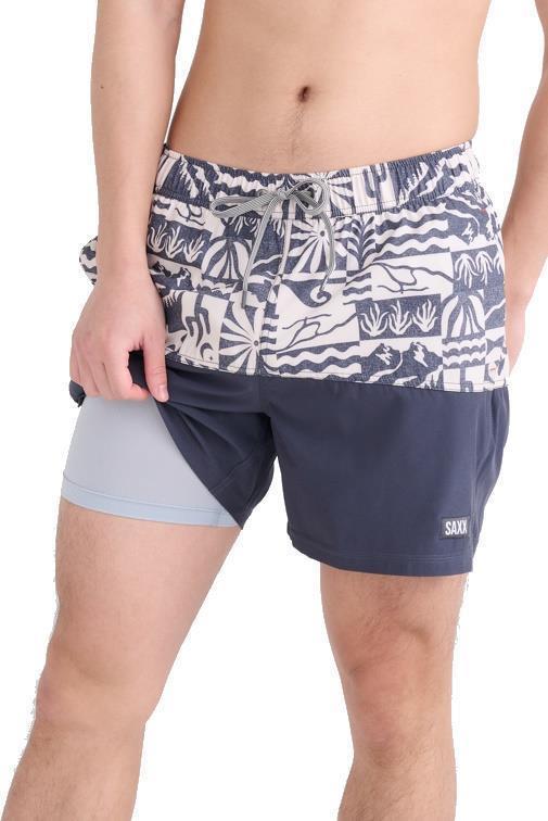 Oh Buoy Colorblocked 2n1 Volley, 5" Inseam - Mens - Image 7