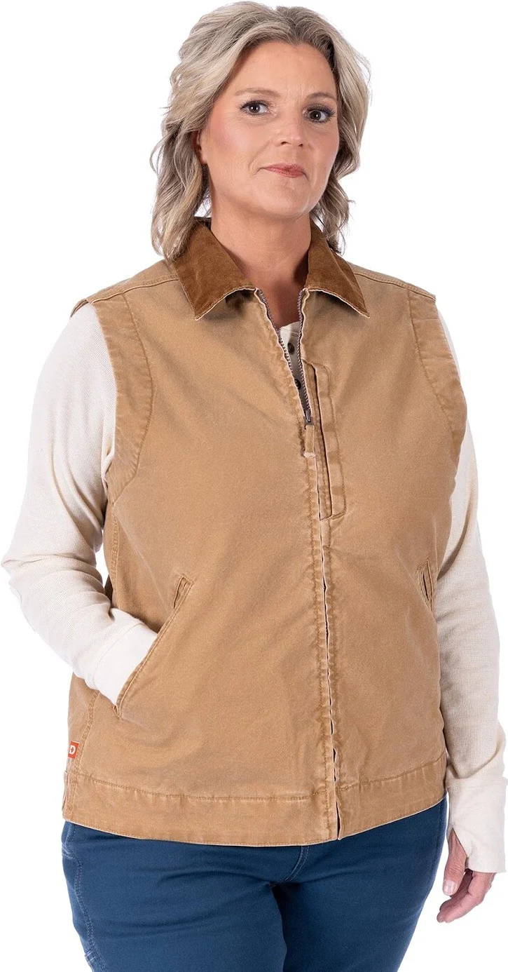Old School Trucker Vest - Womens