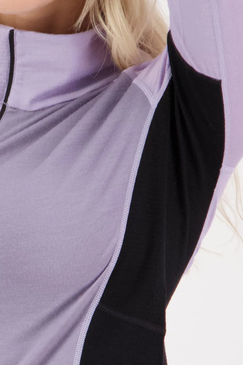 Olympus Merino Base Layer 1/2 Zip LS - Womens - Image 19