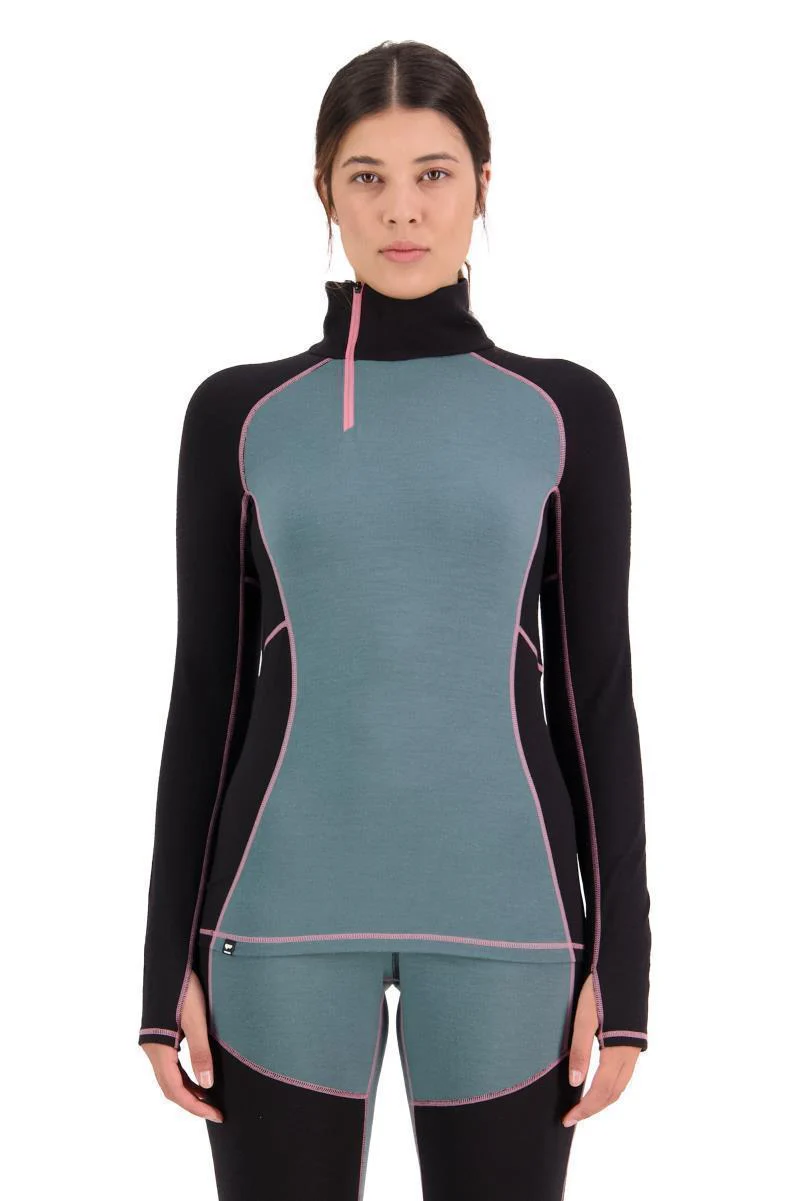 Olympus Merino Base Layer 1/2 Zip LS - Womens - Image 9